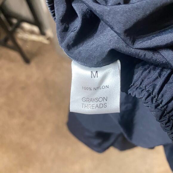 Grayson Threads Black Striped Parachute Pants Sz M - Picture 5 of 11